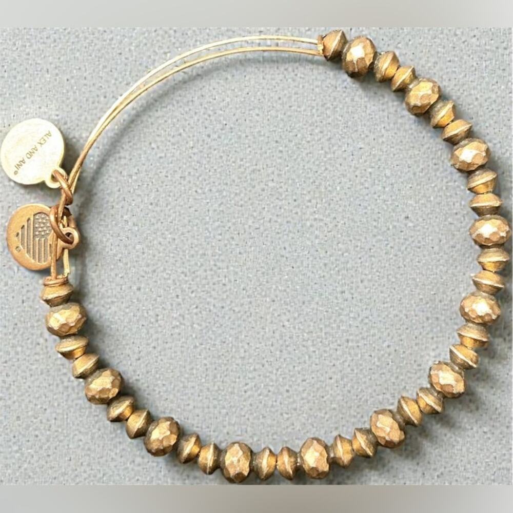 Alex and Ani Rafaelian gold Canyon Braceletk